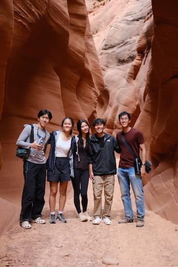 Sandstone walls of Antelope Canyon, Arizona